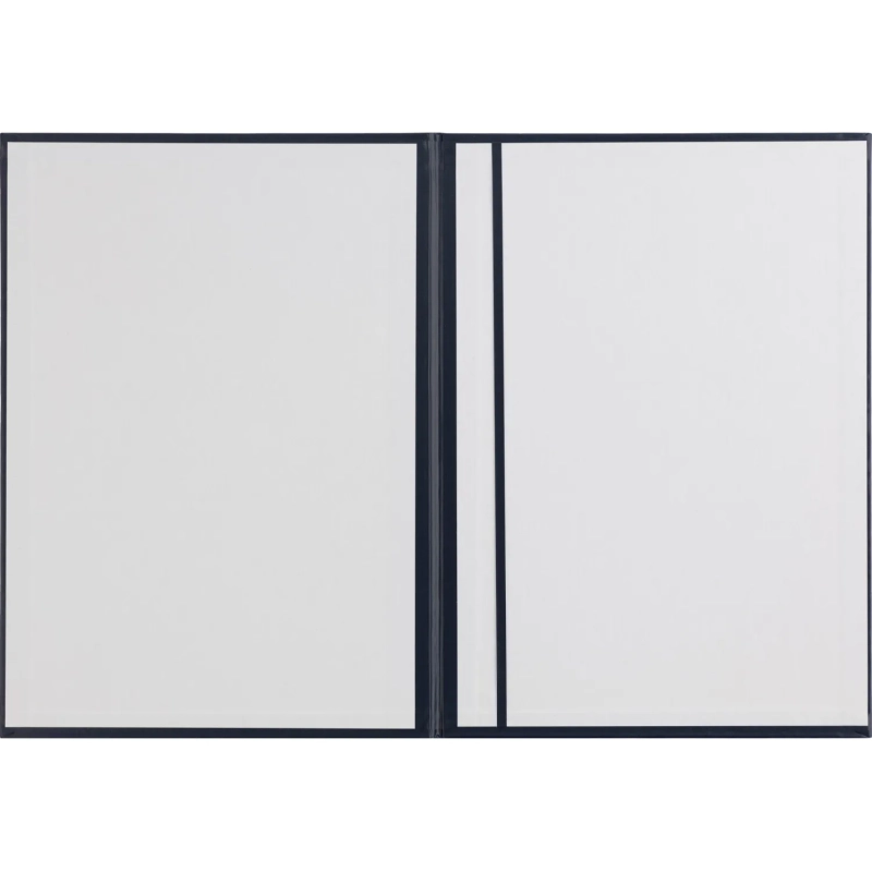 Папка адресная без тиснения бумвинил с поролоном синяя