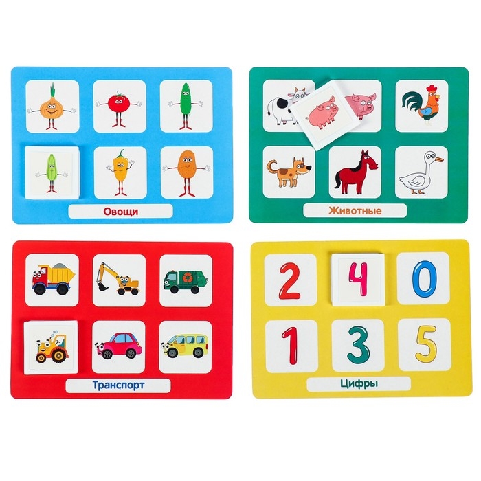 Лото для малышей «Синий трактор», по методике Г. Домана Лото для малышей «Синий трактор», по методике Г. Домана