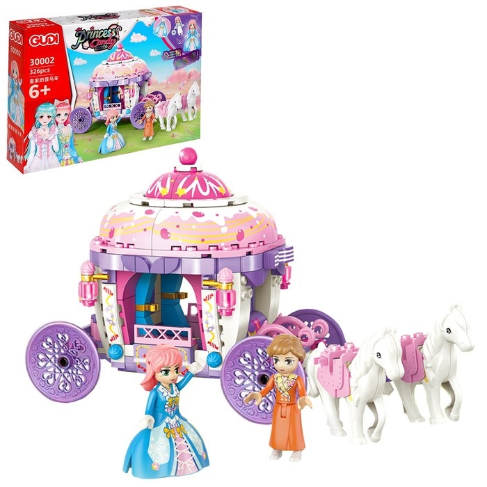 Конструктор Принцессы «Зефирная карета», 326 деталей Конструктор Принцессы «Зефирная карета», 326 деталей