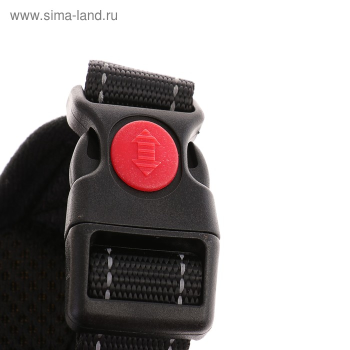 Шлейка К7 мягкая светоотражающая, размер S, ОГ 44-55 см, вес 5-9 кг, леопард Шлейка К7 мягкая светоотражающая, размер S, ОГ 44-55 см, вес 5-9 кг, леопард