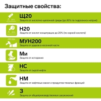 Рабочие кожанные полуботинки Prosafe basic 23, металлический подносок, размер 43