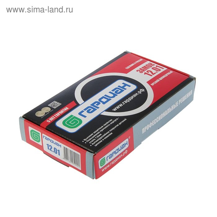 Замок врезной Замок врезной "Гардиан" 1201, под цилиндровый механизм, цвет хром