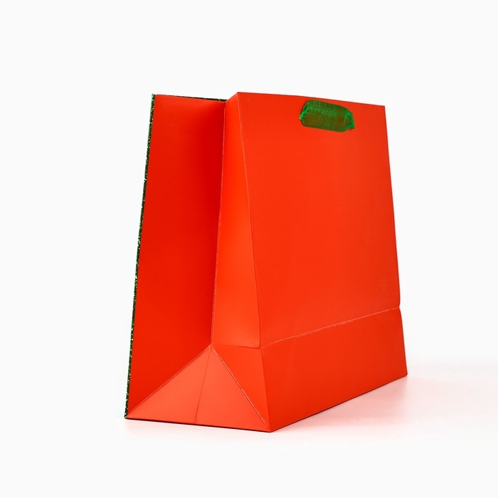 Пакет подарочный новогодний ламинированный «С Новым годом», глиттер, ML 27 х 23 х 11.5 см, Новый год Пакет подарочный новогодний ламинированный «С Новым годом», глиттер, ML 27 х 23 х 11.5 см, Новый год