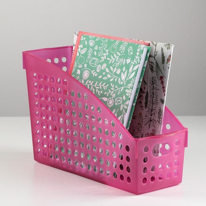 Корзина для хранения «Трамплин решето», пластик, 23×11×16 см, цвет МИКС Корзина для хранения «Трамплин решето», пластик, 23×11×16 см, цвет МИКС