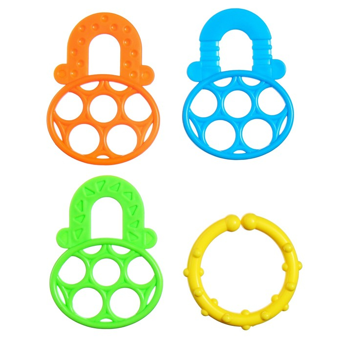 Набор погремушек «Яркое настроение», 8 шт., Крошка Я Набор погремушек «Яркое настроение», 8 шт., Крошка Я