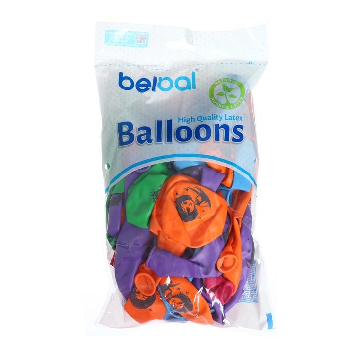 Шар латексный 14" &laquo;Царевны&raquo;, пастель, 2-сторонний, набор 50 шт., МИКС