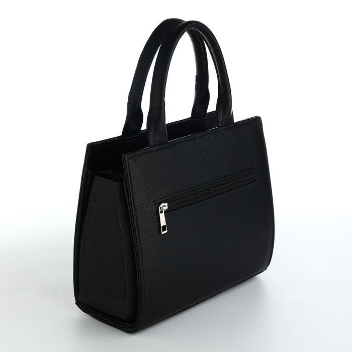 Сумка женская TEXTURA, тоут, средний размер, цвет чёрный Сумка женская TEXTURA, тоут, средний размер, цвет чёрный