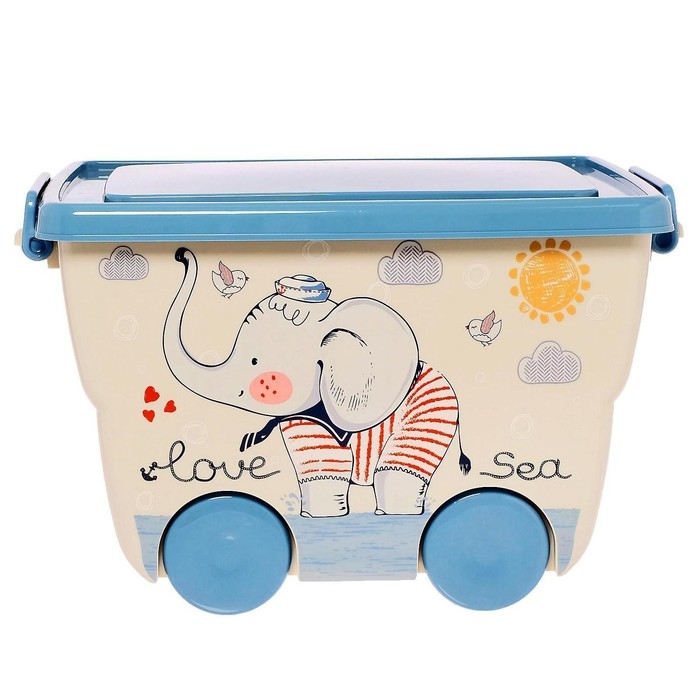 Ящик для игрушек «Слоник», ДЕКО, 23 л Ящик для игрушек «Слоник», ДЕКО, 23 л