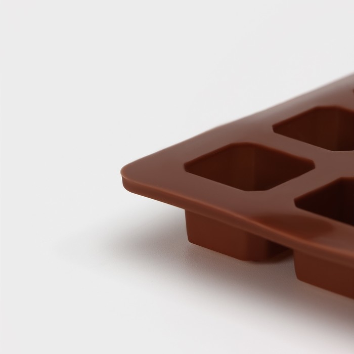 Форма для кондитерских украшений Доляна «Англ.алфавит», силикон, 18×15 см, 30 ячеек (2×2 см), цвет коричневый Форма для кондитерских украшений Доляна «Англ.алфавит», силикон, 18×15 см, 30 ячеек (2×2 см), цвет коричневый