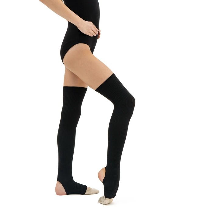 Гетры для гимнастики и танцев Grace Dance №4, длина 50 см, цвет чёрный Гетры для гимнастики и танцев Grace Dance №4, длина 50 см, цвет чёрный