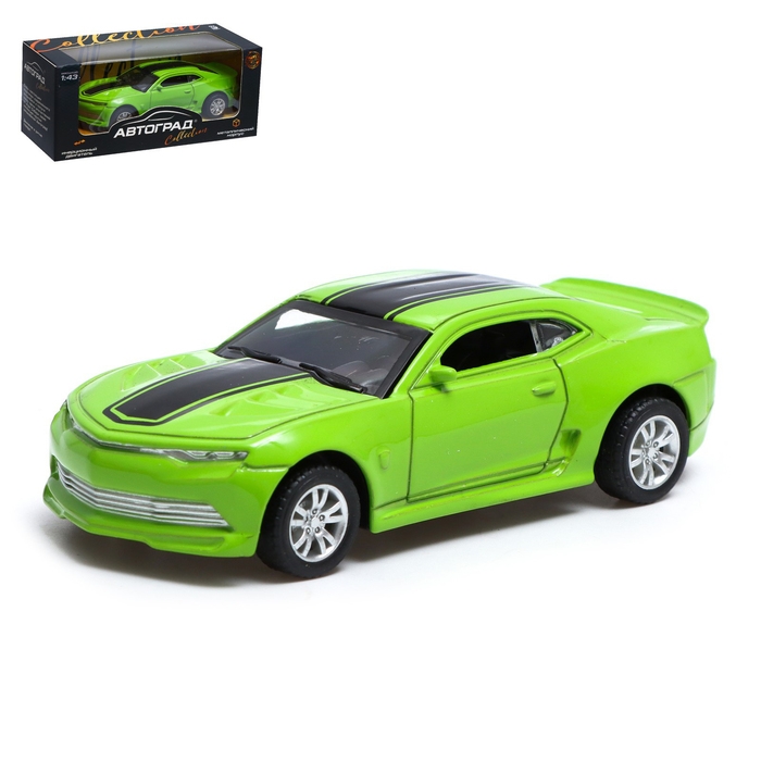 Машина металлическая «Гонка», инерционная, масштаб 1:43, цвет зелёный Машина металлическая «Гонка», инерционная, масштаб 1:43, цвет зелёный