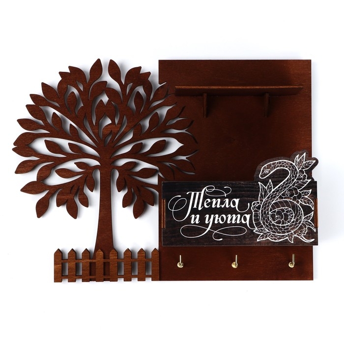 Ключница настенная новогодняя «Тепла и уюта», на Новый год Ключница настенная новогодняя «Тепла и уюта», на Новый год