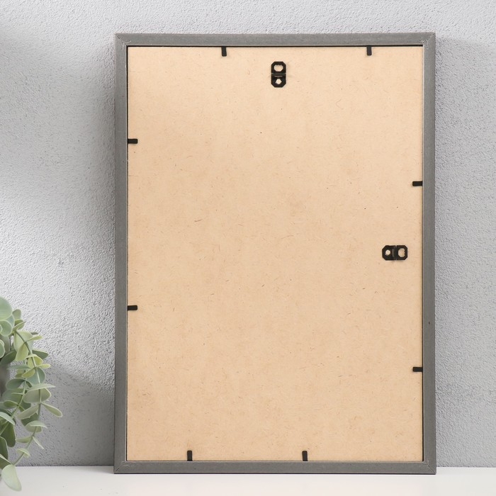 Фоторамка пластик Фоторамка пластик "МИРАМ" 25х35 см бук с золотом (пластиковый экран)