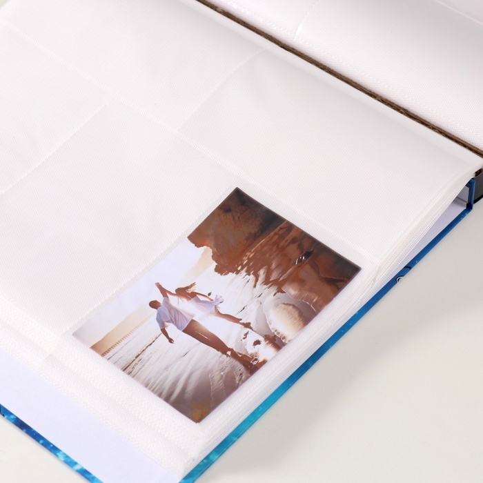 Фотоальбом на 500 фото 10x15 см Фотоальбом на 500 фото 10x15 см "Небесный кит" в коробке 5,5x30x33,5 см