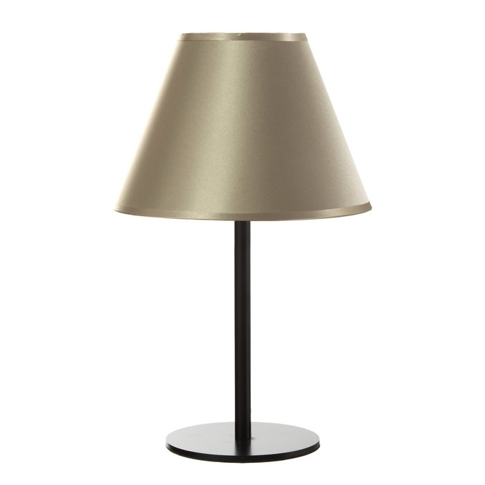 Лампа настольная Oliver 1х15Вт Е27 черный/шампань 25х25х40см RISALUX Лампа настольная Oliver 1х15Вт Е27 черный/шампань 25х25х40см RISALUX