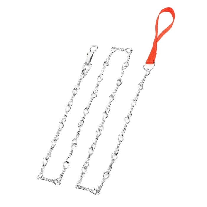 Поводок металлический витой с нейлоновой ручкой, 180 см х 3 мм Поводок металлический витой с нейлоновой ручкой, 180 см х 3 мм