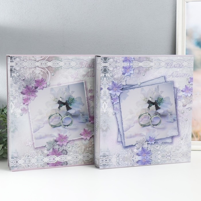 Фотоальбом на 500 фото 10х15 см Фотоальбом на 500 фото 10х15 см "Свадебное торжество" МИКС 34х31х5,8 см