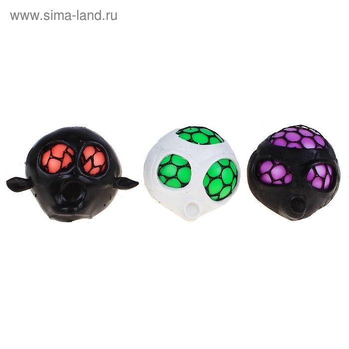 Мялка «Череп», цвета МИКС Мялка «Череп», цвета МИКС