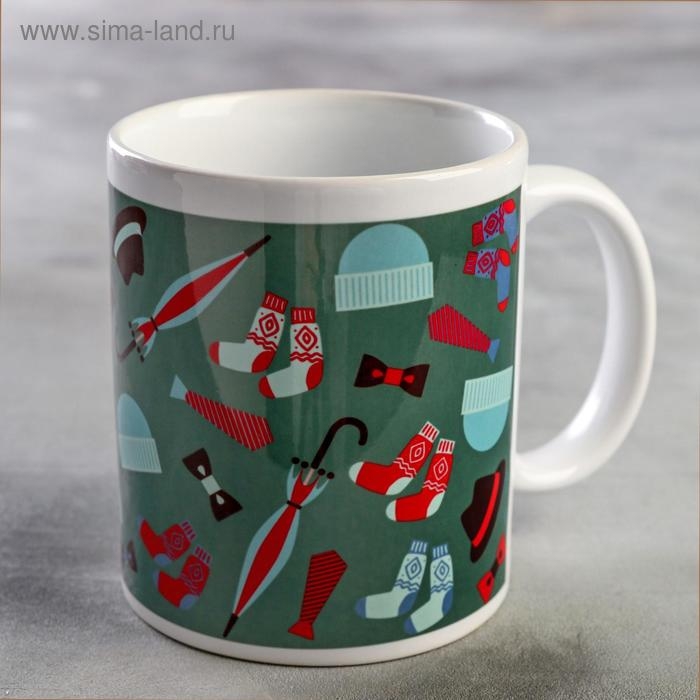 Кружка сублимация "Лучший дедушка" 320 мл, с нанесением