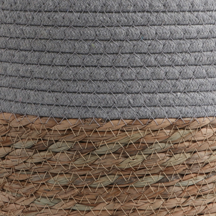 Набор корзин из 3 шт, D30xH23, D25xH20, D22xH17 см, рогоз Набор корзин из 3 шт, D30xH23, D25xH20, D22xH17 см, рогоз