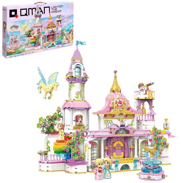 Конструктор Принцессы «Цветочный дворец», 1138 деталей Конструктор Принцессы «Цветочный дворец», 1138 деталей