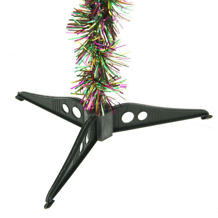 Ёлка радуга с красным 60 см, d иголок 6 см, d нижнего яруса 35 см, 60 веток, пласт подставка Ёлка радуга с красным 60 см, d иголок 6 см, d нижнего яруса 35 см, 60 веток, пласт подставка