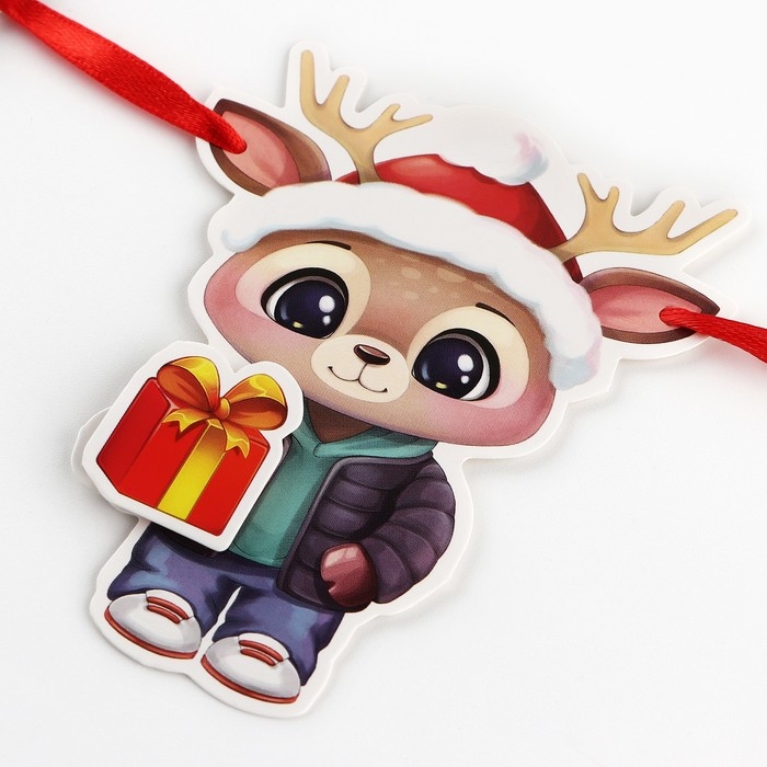 Гирлянда на ленте новогодняя &laquo;Персонажи новогодние&raquo;, на Новый год, 3D элементы, длина 200 см