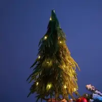 Фигура светодиодная &laquo;Ёлка&raquo; 59 см, 20 LED, от батареек AG13&times;3, свечение тёплое белое