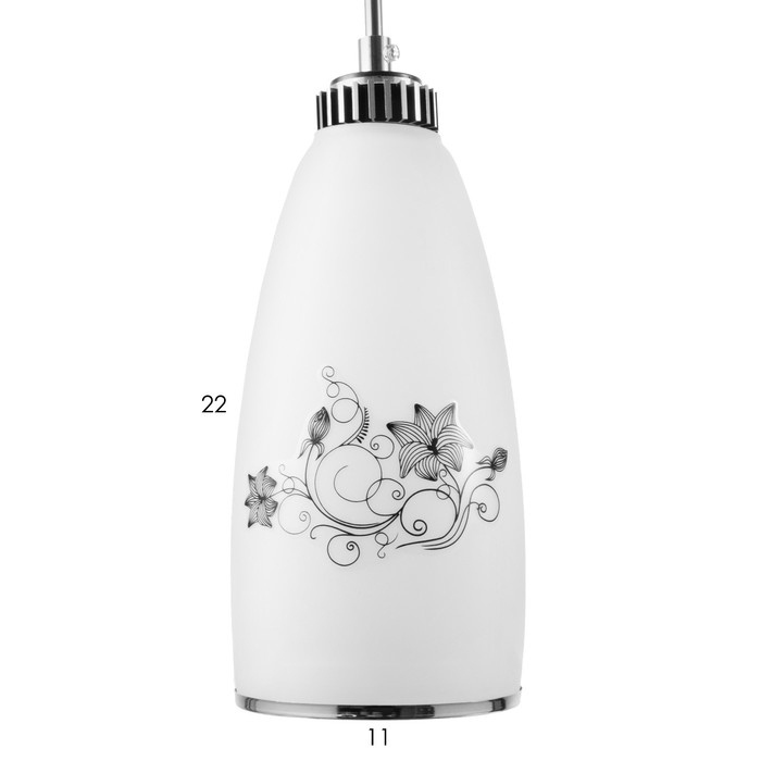 Светильник BayerLux Светильник BayerLux "Сильвия" Е27 40Вт хром 11х11х22-110 см