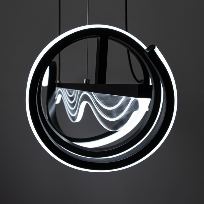 Светильник с ПДУ Светильник с ПДУ "Мик" LED 80Вт 3000-6000К черный 100х17х19 см