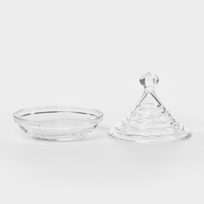 Ваза стеклянная для мёда/варенья, d=12,6 см, h=12,5 см Ваза стеклянная для мёда/варенья, d=12,6 см, h=12,5 см