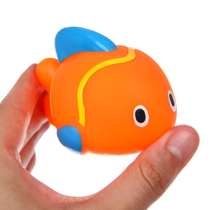 Набор резиновых игрушек для ванны «Малыши», с пищалкой, 4 шт, Крошка Я Набор резиновых игрушек для ванны «Малыши», с пищалкой, 4 шт, Крошка Я