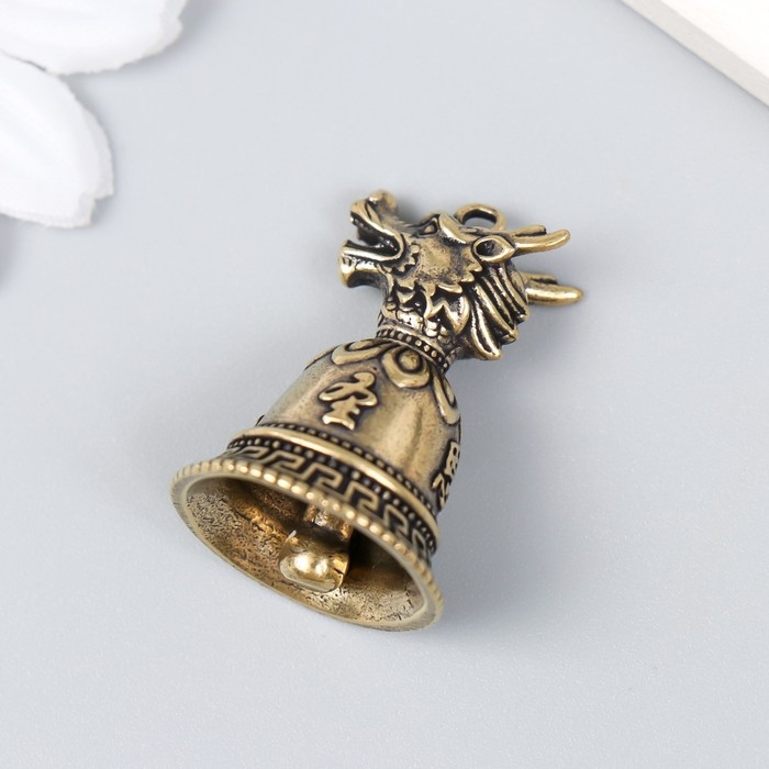 Колокольчик латунь  Колокольчик латунь "Голова дракона" 2,2х2,2х3 см