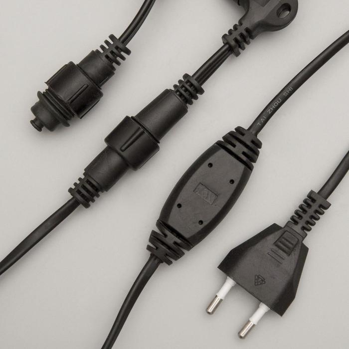 Гирлянда «Занавес» 2 × 6 м, IP44, УМС, тёмная нить, 1440 LED, свечение тёплое белое, 220 В Гирлянда «Занавес» 2 × 6 м, IP44, УМС, тёмная нить, 1440 LED, свечение тёплое белое, 220 В