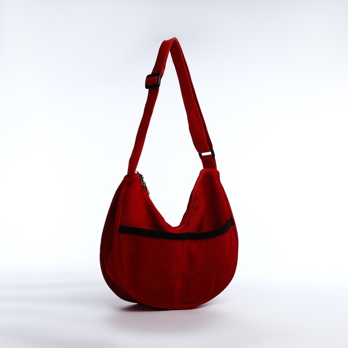 Сумка молодёжная на молнии, цвет красный Сумка молодёжная на молнии, цвет красный