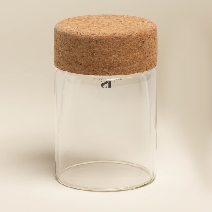 Стакан с двойными стенками на пробковой подставке «Алькорноке», 300 мл, 8х12 см Стакан с двойными стенками на пробковой подставке «Алькорноке», 300 мл, 8х12 см