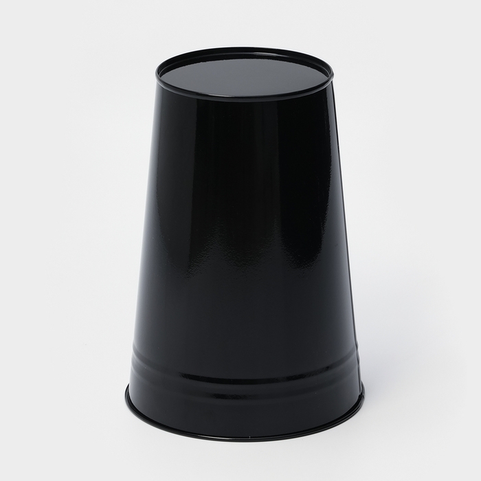 Вазон без ручек, 7 л, высота 29 см, цвет чёрный Вазон без ручек, 7 л, высота 29 см, цвет чёрный