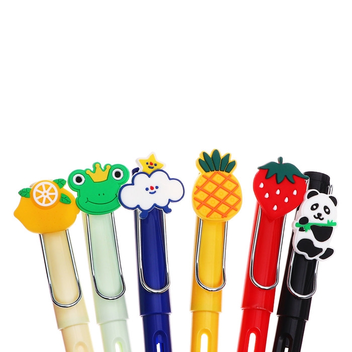 Набор карандашей, 6 цветов, вечные, резиновый декор, Calligrata Набор карандашей, 6 цветов, вечные, резиновый декор, Calligrata