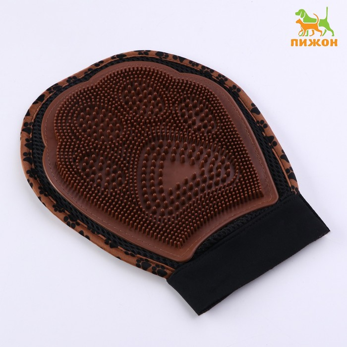 Рукавица - щетка для шерсти двусторонняя, на правую и левую руку, микс цветов Рукавица - щетка для шерсти двусторонняя, на правую и левую руку, микс цветов