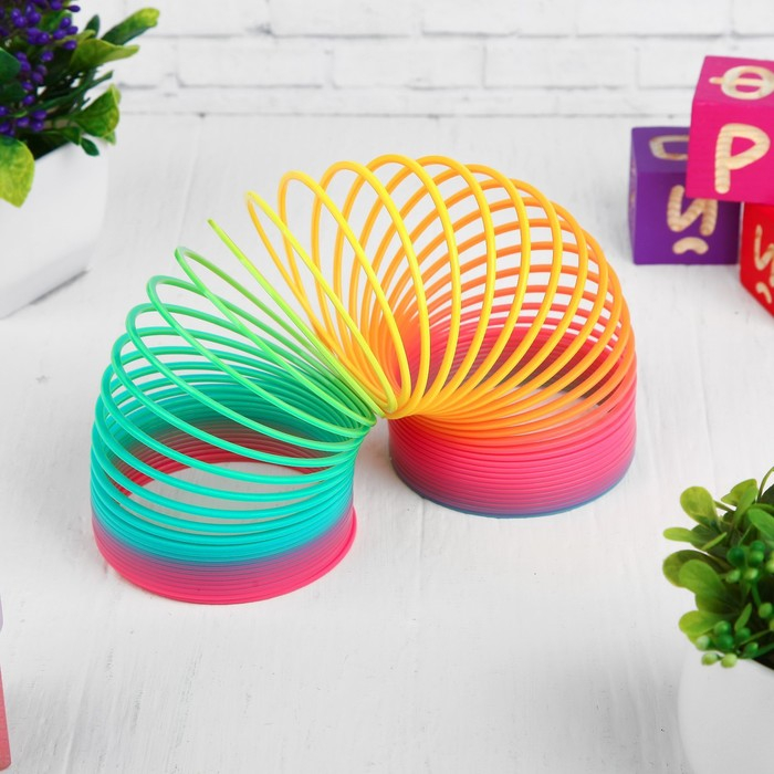 Пружинка-радуга «Матовая», в сетке Пружинка-радуга «Матовая», в сетке