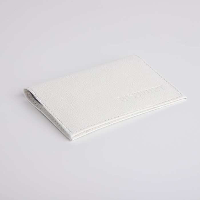 Обложка для паспорта, цвет белый Обложка для паспорта, цвет белый