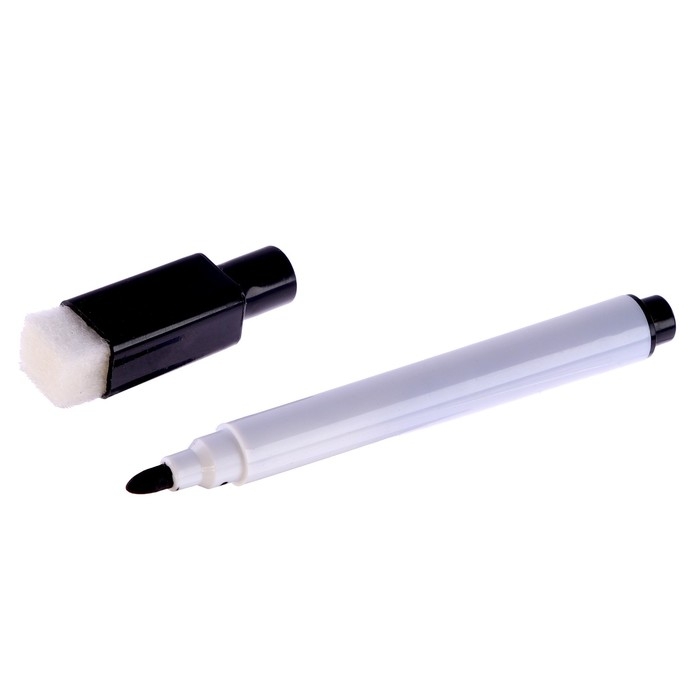 Маркеры цветные на водной основе со стиралкой 4 шт., 4 магнита Маркеры цветные на водной основе со стиралкой 4 шт., 4 магнита