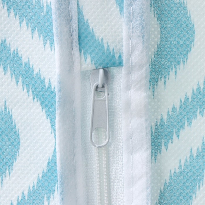 Чехол для одежды Доляна «Лагуна», ПВХ окно, 60×120 см, цвет бирюзовый Чехол для одежды Доляна «Лагуна», ПВХ окно, 60×120 см, цвет бирюзовый