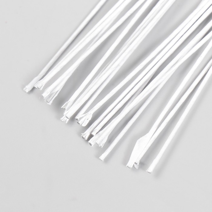 Проволока для творчества "Белая" (набор 20 шт) 1,2 мм, 36 см