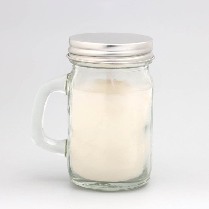 Свеча ароматическая в банке  Свеча ароматическая в банке "Лилия", 7,2 х 8,5 см, 190 г