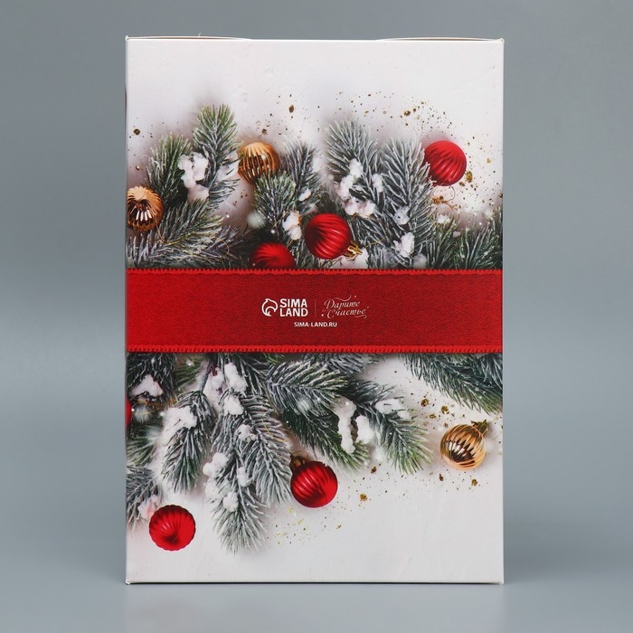 Коробка для капкейка «С праздником!», 23 х 16 х 10 см, Новый год Коробка для капкейка «С праздником!», 23 х 16 х 10 см, Новый год