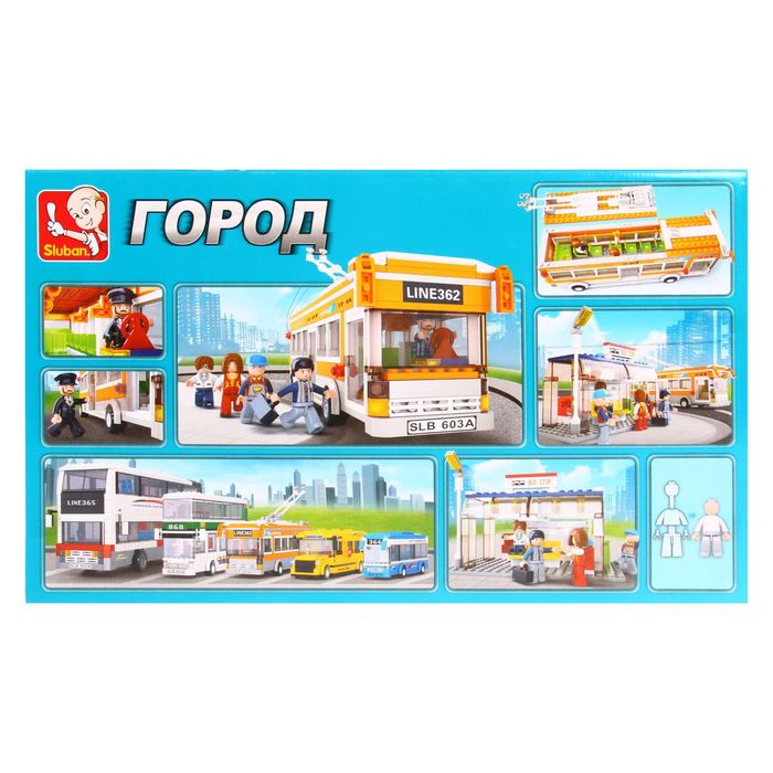 Конструктор «Троллейбус», 465 деталей Конструктор «Троллейбус», 465 деталей