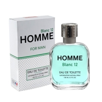 Туалетная вода мужская Homme Blanc 12, 100 мл (по мотивам Lacost 12.12 Blanc)