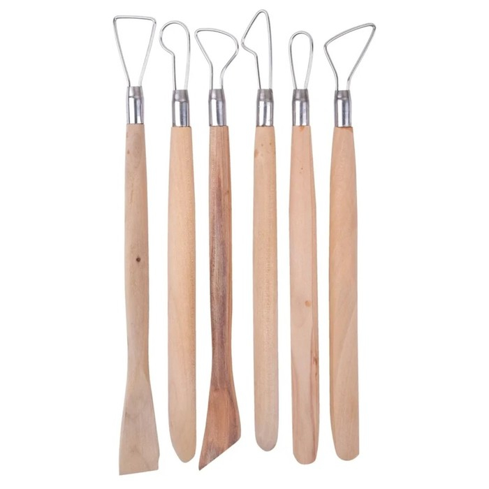 Набор деревянных стеков  Набор деревянных стеков "Сонет", 6 штук, 20 см, с петлёй