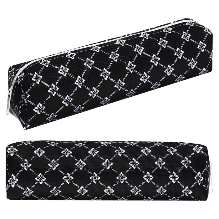 Пенал школьный на молнии Пенал школьный на молнии "Классика" Calligrata, черный